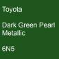 Preview: Toyota, Dark Green Pearl Metallic, 6N5.